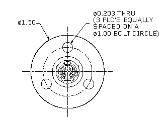 Air Sensor Dimensional Drawing