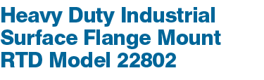 Heavy Duty Industrial Surface Flange Mount RTD Model 22802