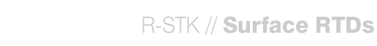 R-STK // Surface RTDs